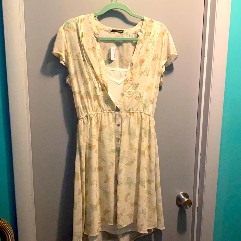 Maurices Butterfly Button Dress